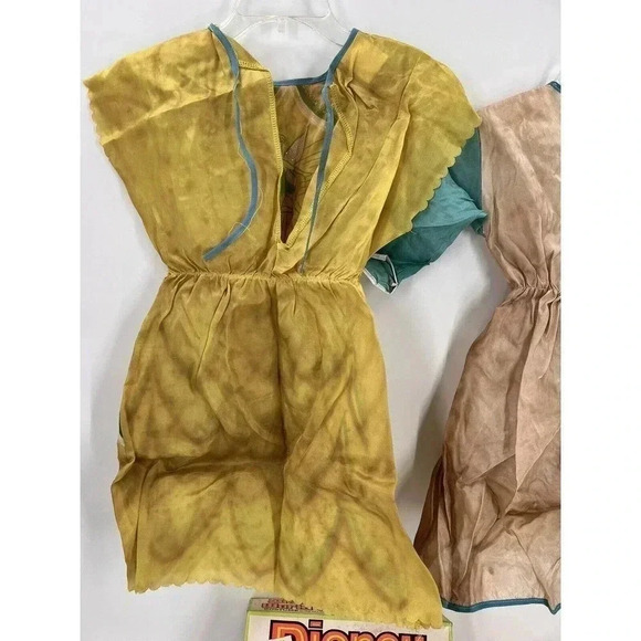 Vintage Ben Cooper Halloween (2) Costumes Wand Wings Mask Tinkerbell Walt Disney - Picture 7 of 16